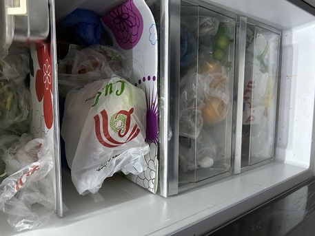 Riyadh, Appliances, SAR 3400,  Panasonic Double Door Fridge NR-BS734MSSA