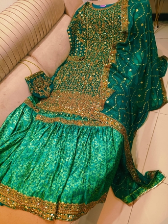 Thuqbah, Clothing & Accessories, SAR 535,  Ready To Wear Chiffon Green Beauty