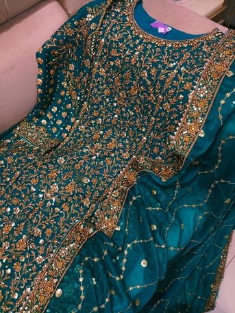 Thuqbah, Clothing & Accessories, SAR 535,  Ready To Wear Chiffon Green Beauty