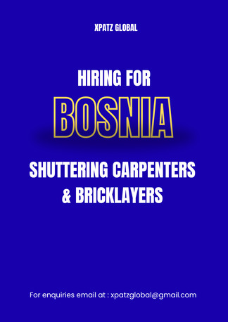 Dubai, Jobs, Recruitment Agents Required &ndash; Bosnia Construction Project