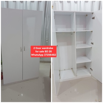 Manama, Furniture, BHD 26,  ✅️Cupboard 2 Door For Sale In Good Condition With Delivery