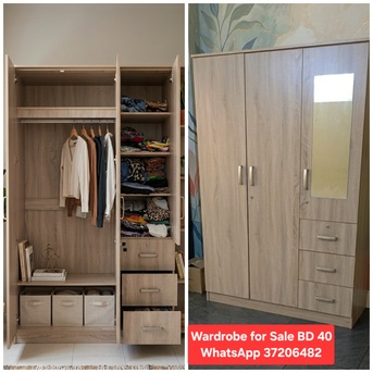 Manama, Furniture, BHD 40,  ✅️Cupboard 3 Door For Sale In Good Condition With Delivery