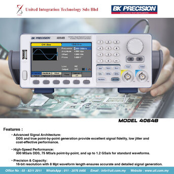 Kuala Lumpur, Industrial Machinery, Model 4064B Arbitrary Waveform Generator