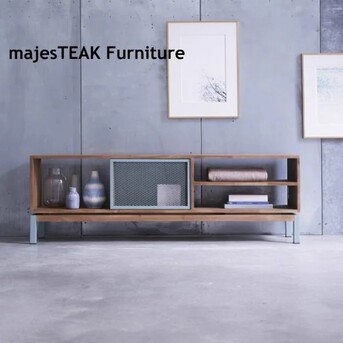 Kuala Lumpur, Furniture, MYR 3200,  Teak Metal Tv Cabinet -Zoro
