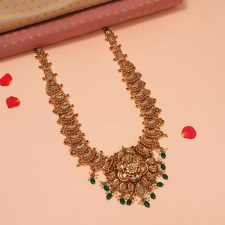 Kurnool, Businesses For Sale, Stylish Silver Haram Gold Plated Collection | Padmam