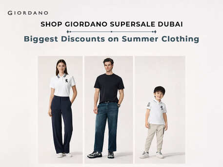Dubai, Clothing & Accessories, Giordano Supersale Dubai | Summer Clothing Sale Up To Big Discounts