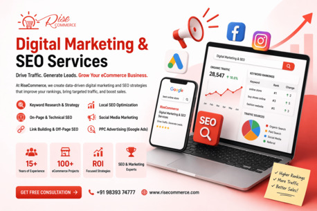 Lucknow, Business, Digital Marketing & SEO Services - RiseCommerce Solutions