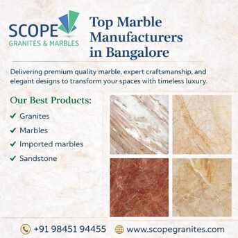Bangalore, Construction, Top Marble Manufacturers In Bangalore