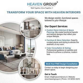 Ahmedabad, Real Estate, Premium Custom Home Interior Design Services In Ahmedabad