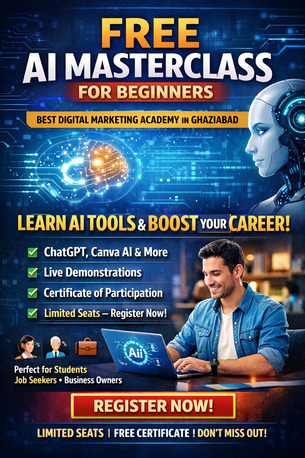 Ghaziabad, Lessons Offered, Free AI Masterclass For Beginners