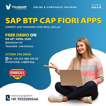 Hyderabad, Lessons Offered, SAP BTP CAP Fiori Free Demo April 25 &ndash; Enroll Now