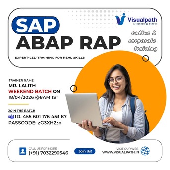 Hyderabad, Lessons Offered, SAP ABAP RAP  Weekend BATCH Join Online On April 20th!