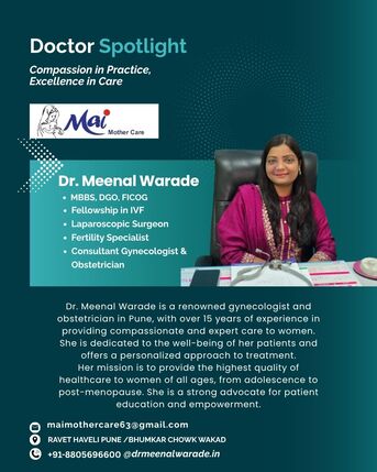 Mumbai, Health, Best Gynecologist In Ravet | Dr. Meenal Warade - Best Gynaecologist In Ravet
