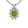 USD 1707,  Buy Peridot Pendant Diamond Peridot Pendant Best Price