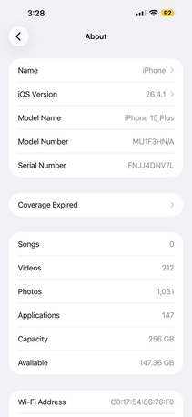 Hara, Mobile Phones, SAR 2500,  IPhone 15 Plus 256gb For Sale In Excellent Condition