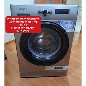 Manama, Appliances, BHD 63,  🌍🌐Whirlpool Fully Automatic Washing Machine In Good Condition For Sale With Delivery