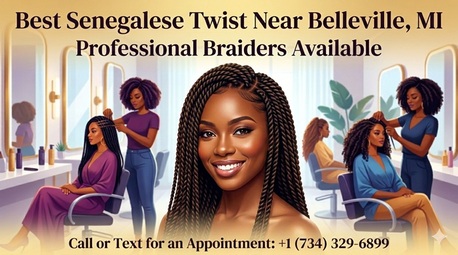 New York, Beautician, Best Senegalese Twist Near Belleville, MI &ndash; Professional Braiders Available