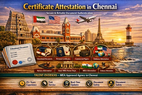 Chennai, Legal, Certificate Attestation In Chennai