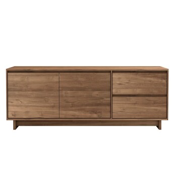 Kuala Lumpur, Furniture, MYR 3500,  Teak TV Cabinet Wave Design