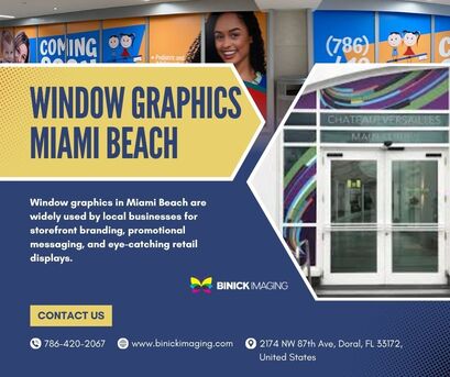 Miami, Creative, Window Graphics Miami Beach | Custom Printing, Banners & Graphics In Miami
