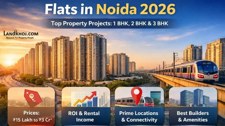 New Delhi, Real Estate, Noida Property Guide 2026 &ndash; 1 BHK To 3 BHK Flats With Price Details