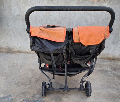 Riyadh, Baby & Kid Stuff, SAR 230,  Double Baby Stroller Used عربة أطفال مزدوجة مستعملة