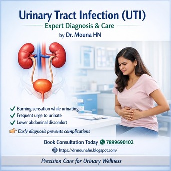 Bangalore, Health, Urinary Tract Infection (UTI) &ndash; Expert Diagnosis & Care By Dr. Mouna HN