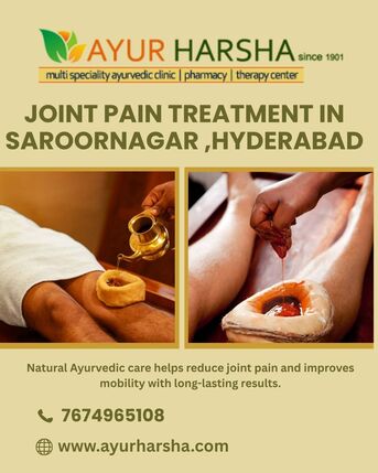 Hyderabad, Health, Trusted Ayurvedic Treatment For Joint Problems In Saroornagar