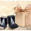 USD 5,  Square LED Ring Box &ndash; Luxury Light-Up Jewelry Box For Proposals