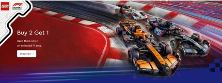 Dubai, Baby & Kid Stuff, Buy 2 Get 1 Free On Selected F1 Sets With LEGO Promo Code