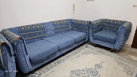 Al Rehab, Household Items, SAR 500,  Affordable 7 Seater Sofa In Good Condition