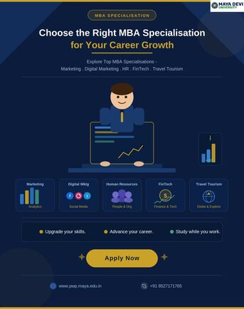 Noida, Education, MBA Specialisation For Working Professionals