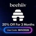 USD 49,  Beehiiv Coupon Code BHV2026: 20% Off & Free Trial