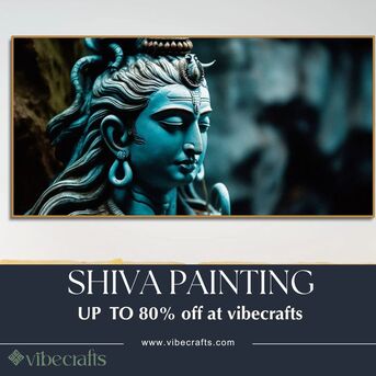 Noida, Household Items, INR 2699,  Buy Elegant Shiva Painting For Peaceful Home Decor