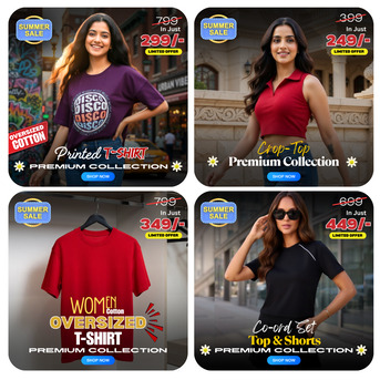 New Delhi, Clothing & Accessories, INR 999,  Upgrade Your Everyday Style With Zicada&rsquo;s Printed T-Shirts For Women, Available At Just ₹9