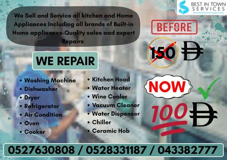 Dubai, Appliance Repair, Special Discount Offer On Appliances Repairing Service