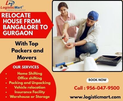 Bangalore, Household, Packers And Movers Bangalore To Gurgaon - Intercity Home & Vehicle Shift