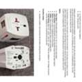 SAR 35,  2x TravelPro Universal Worldwide Travel Adapters (with USB Ports)