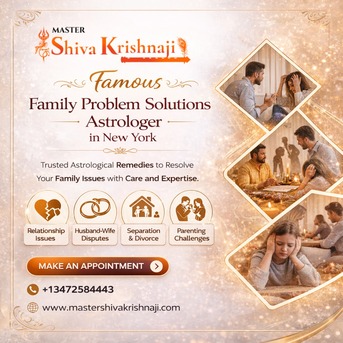 New York, Guides/Interpreters, Famous Family Problem Solutions Astrologer In New York | Make Ex Fall In Love In New York