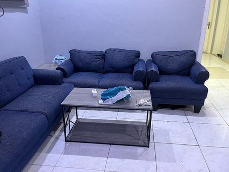 Al Aziziyah, Furniture, SAR 1000,  Sofa Set (3+2+1), 1 Tea Table And 2 Corner Tables