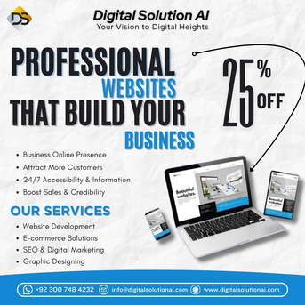 Islamabad, Marketing, Professional Websites That Build Your Business &mdash; 25% OFF 🚀