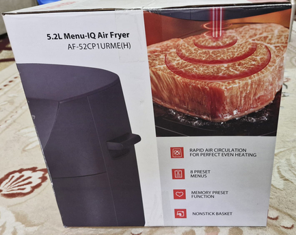 Riyadh, Appliances, SAR 350,  BRAND NEW Toshiba Air Fryer 5.2L (Sealed In Box)