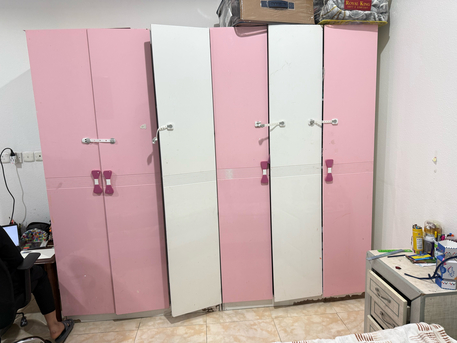 Riyadh, Furniture, SAR 800,  Bed Set, With Mattress, Dress Table, 8 Doors Almirah, 2 Kids Beds Dinning Table