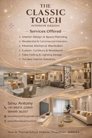 Mumbai, Household, Top Quality Interior Work In Trivandrum Attingal Pattom Nedumangad