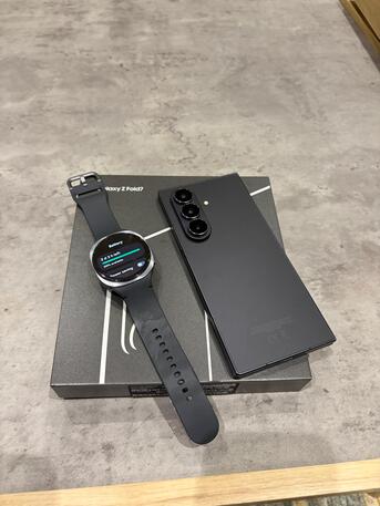 Riyadh, Mobile Phones, SAR 5800,  LIKE NEW &ndash; Samsung Galaxy Z Fold 7 + Galaxy Watch 8 (40mm