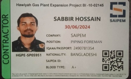 Jubail, Job Seekers, Piping Formen