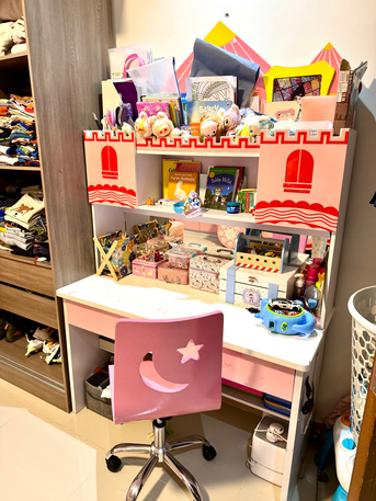 Riyadh, Furniture, SAR 2150,  Princess Cart Girl / Kid Bed Set Pink - SAR 2,150