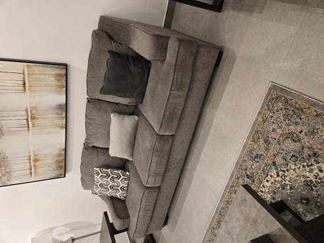 Jeddah, Furniture, SAR 5500,  Ashley 5 Seater (3+2) Sofa Set And 2 Accent Chairs For Sale In Excellent Condition