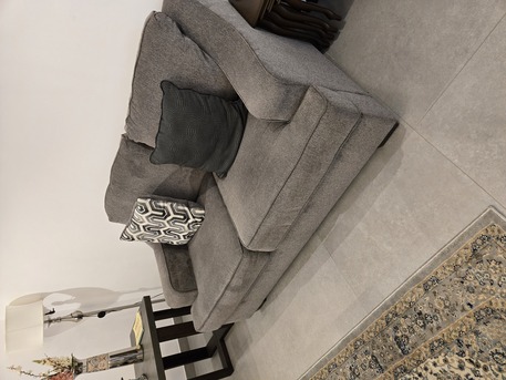 Jeddah, Furniture, SAR 5500,  Ashley 5 Seater (3+2) Sofa Set And 2 Accent Chairs For Sale In Excellent Condition