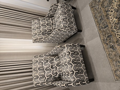 Jeddah, Furniture, SAR 5500,  Ashley 5 Seater (3+2) Sofa Set And 2 Accent Chairs For Sale In Excellent Condition